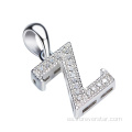 Iced Out Jewelry Pendant Inicials Pendant Charm Letra